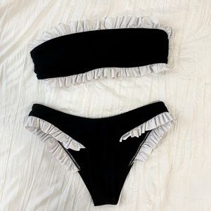 Ruffle Bandeau Bikini